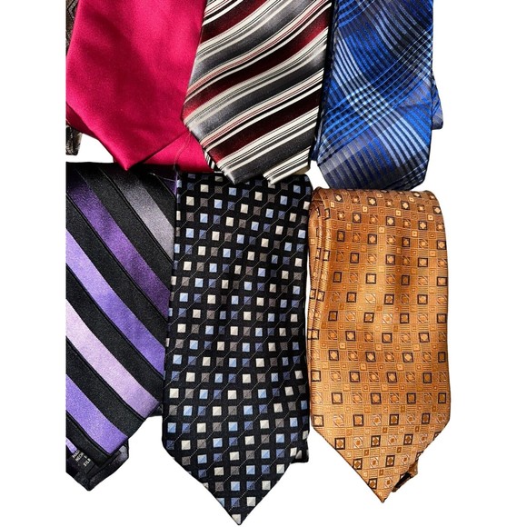 GEORGE tie lot of 10, 100% silk - Picture 3 of 5